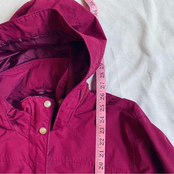 LL Bean Womens Size XL Nylon Double Zip Jacket Pink/Purple Hooded Full Zip OBCY8 - Picture 8 of 10
